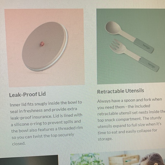 Bentgo Lunch Bowl Green - Picture 7 of 7